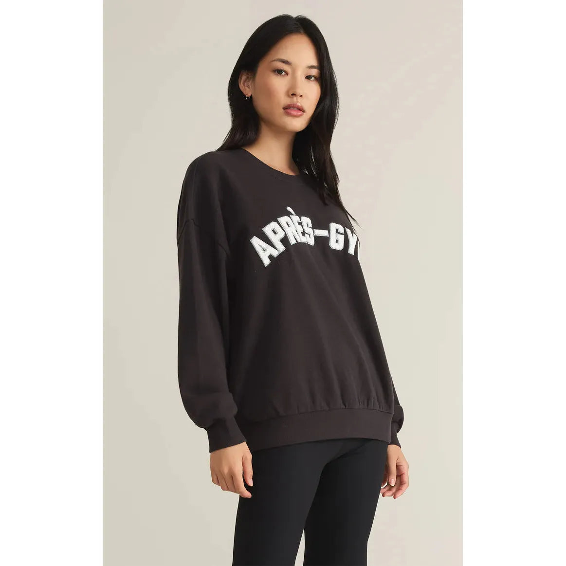 Z Supply -  Getaway Sweatshirt in Black Sands