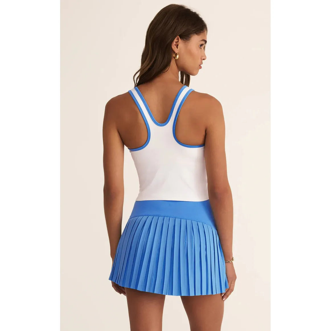 Z Supply - Set Match Cropped Tank in White
