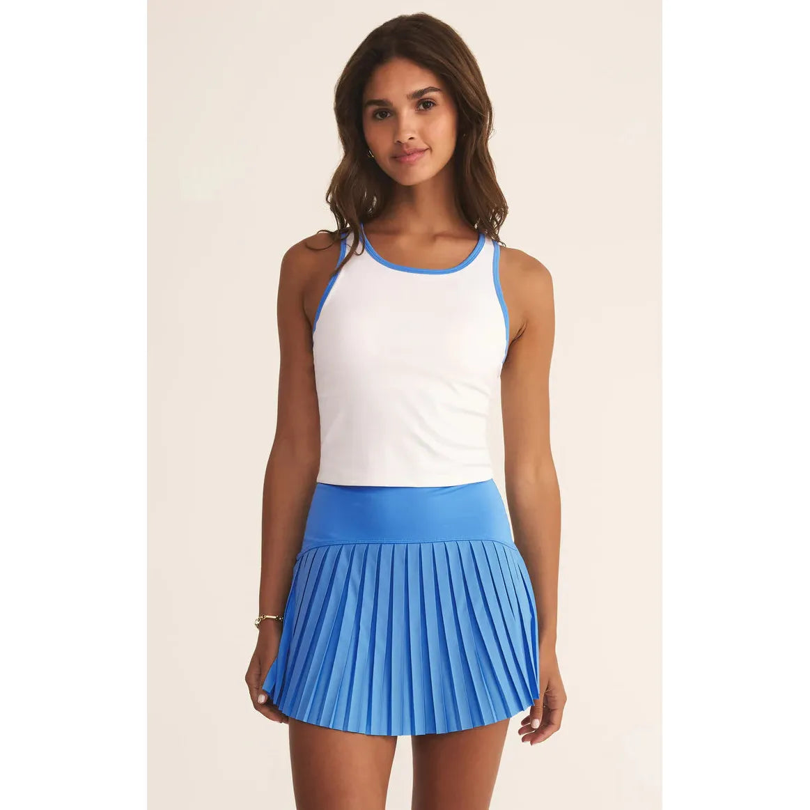 Z Supply - Set Match Cropped Tank in White