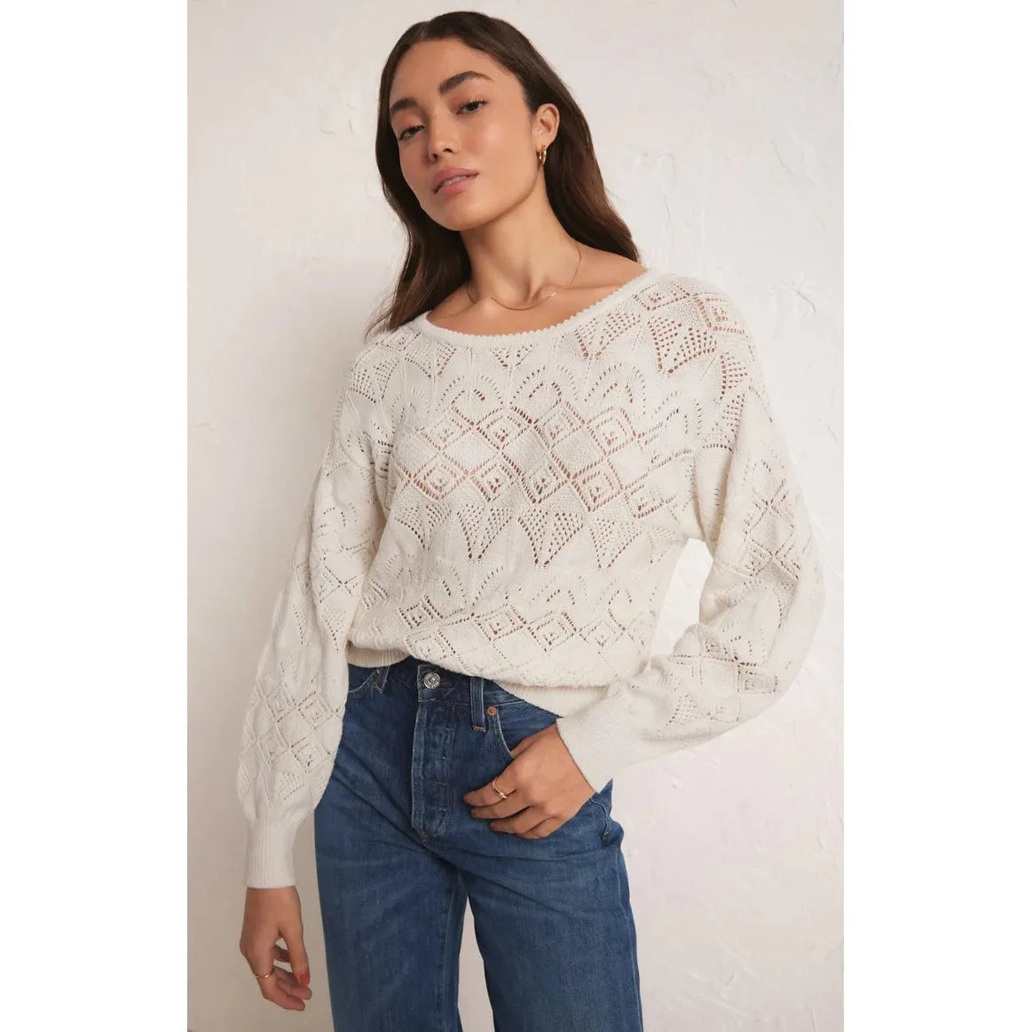 Z Supply - Kasia Sweater in White