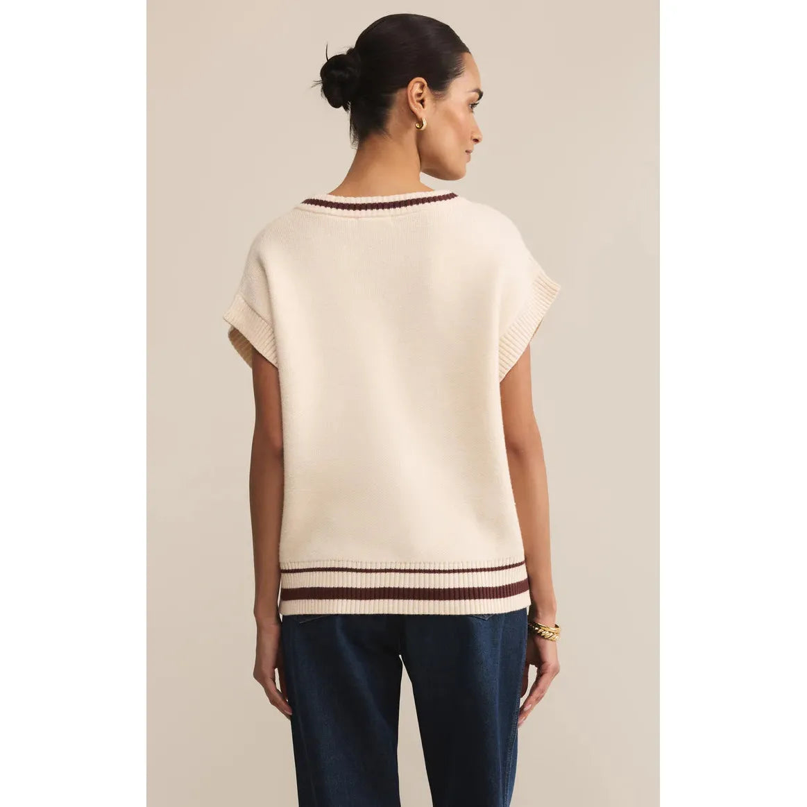 Z Supply - Fletcher Sweater Vest in Crystal