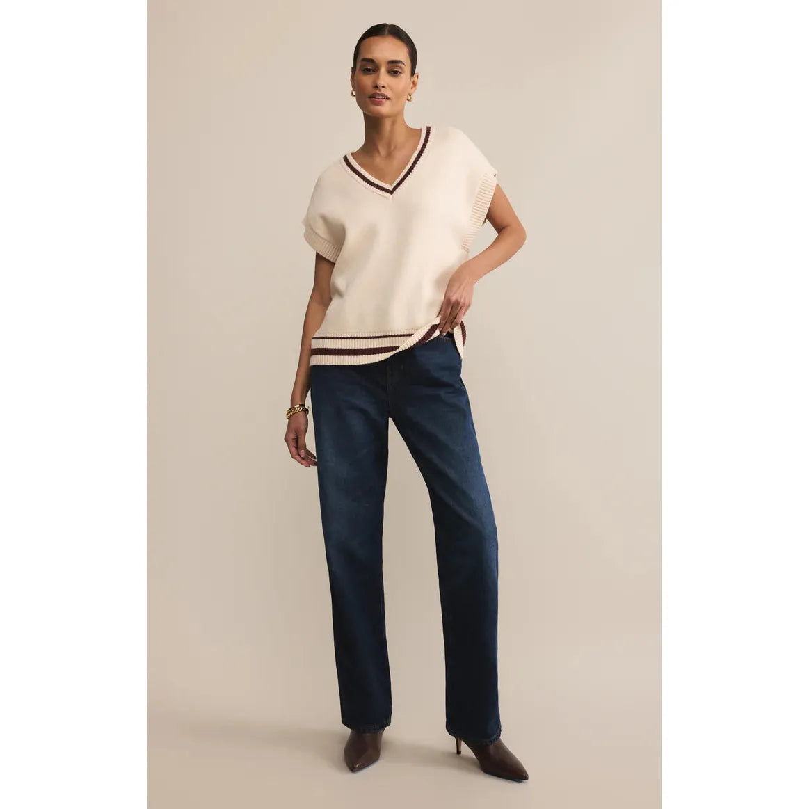 Z Supply - Fletcher Sweater Vest in Crystal