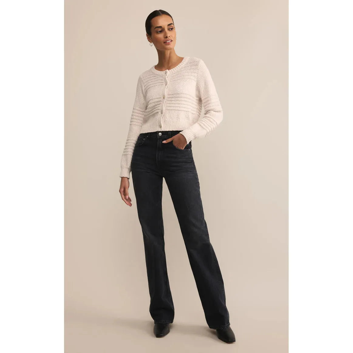 Z Supply - Between The Lines Cardigan in Crystal