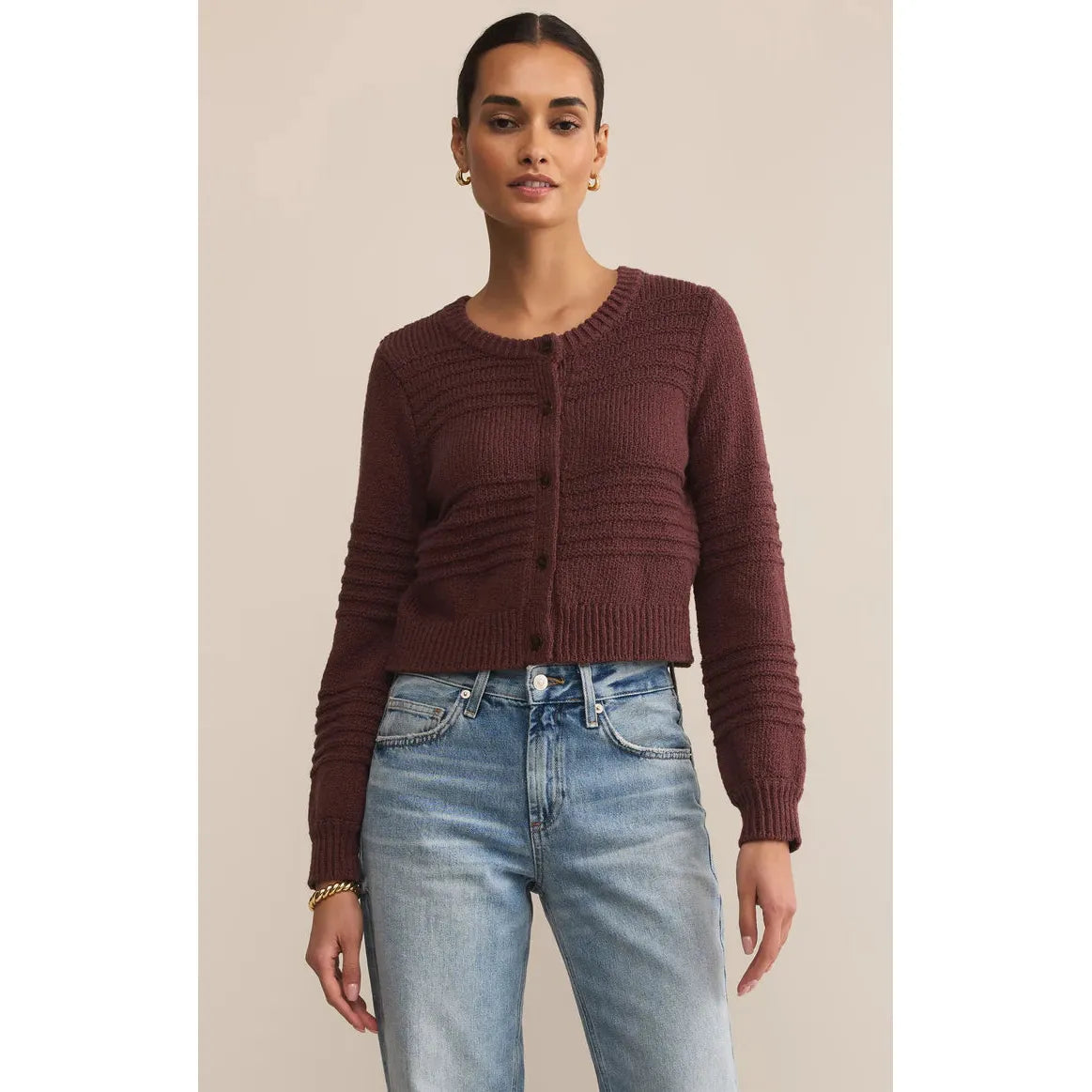 Z Supply - Between The Lines Cardigan in Sandalwood