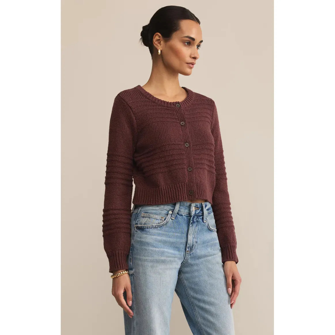 Z Supply - Between The Lines Cardigan in Sandalwood