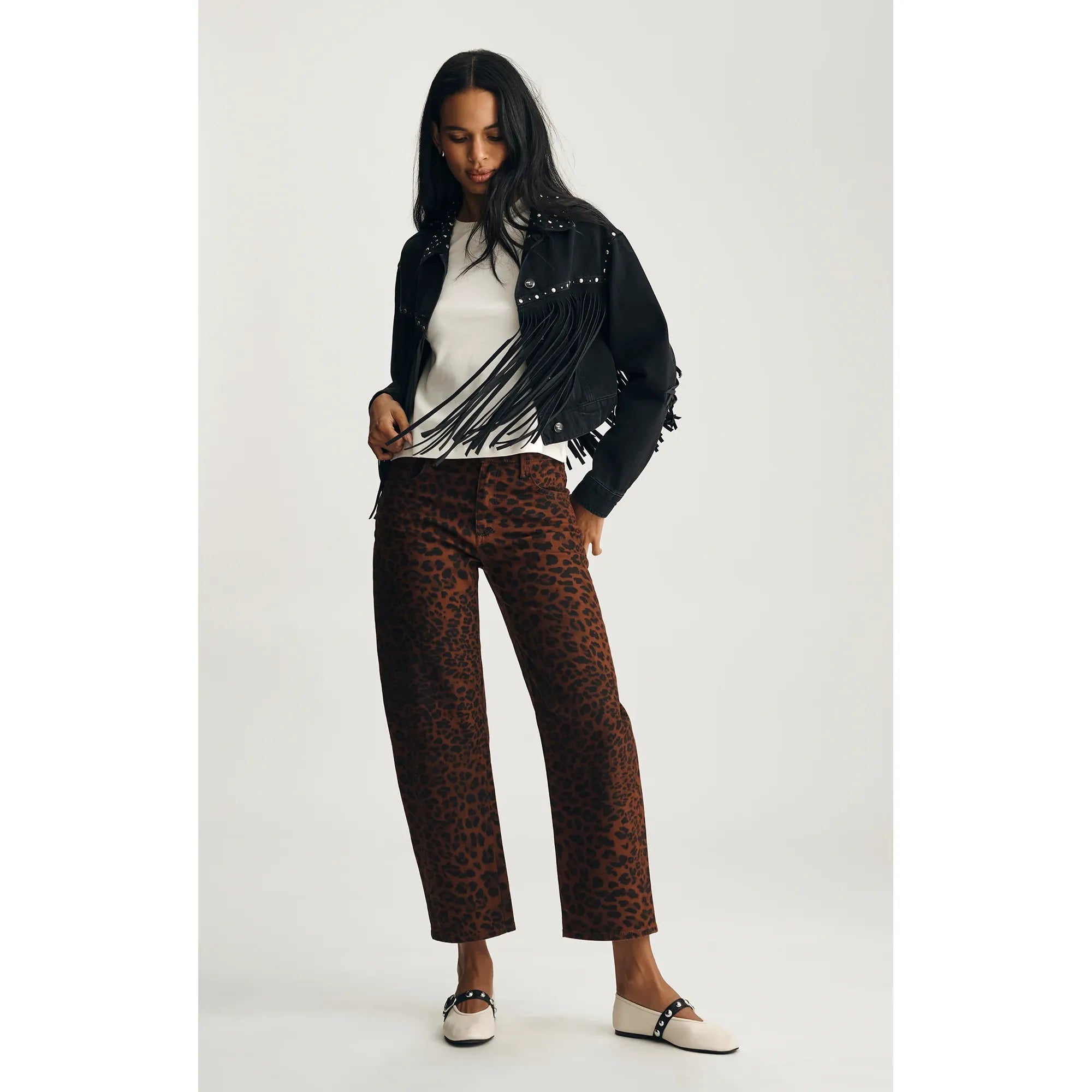 Mavi - Nica Barrel Jeans in Brown Cita Denim