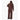 Tkees - CloudSoft Zip Up Hoodie in Chocolate Brown