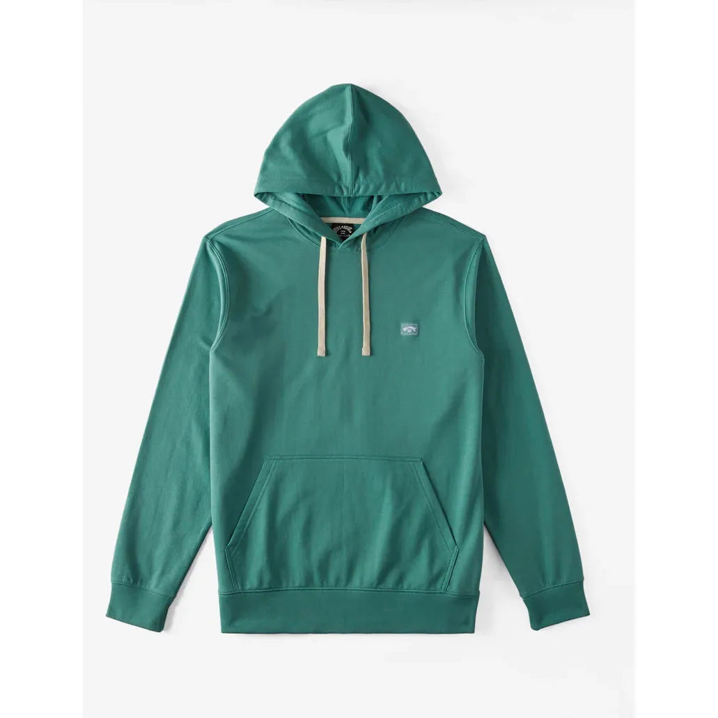 Billabong - Boy's (2-7) All Day Organic Pullover Hoodie in Jade Stone