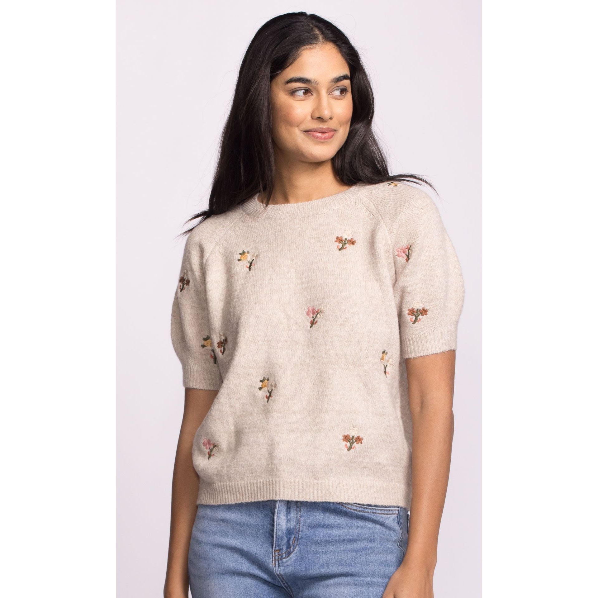 Pink Martini - Alva Sweater in Beige