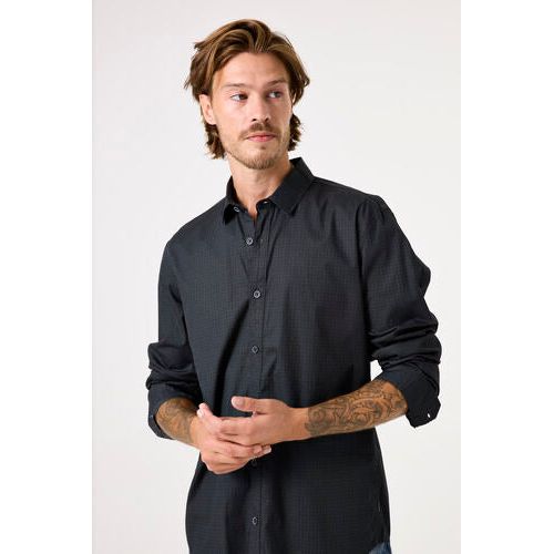 Garcia - Long Sleeve Shirt in Slate