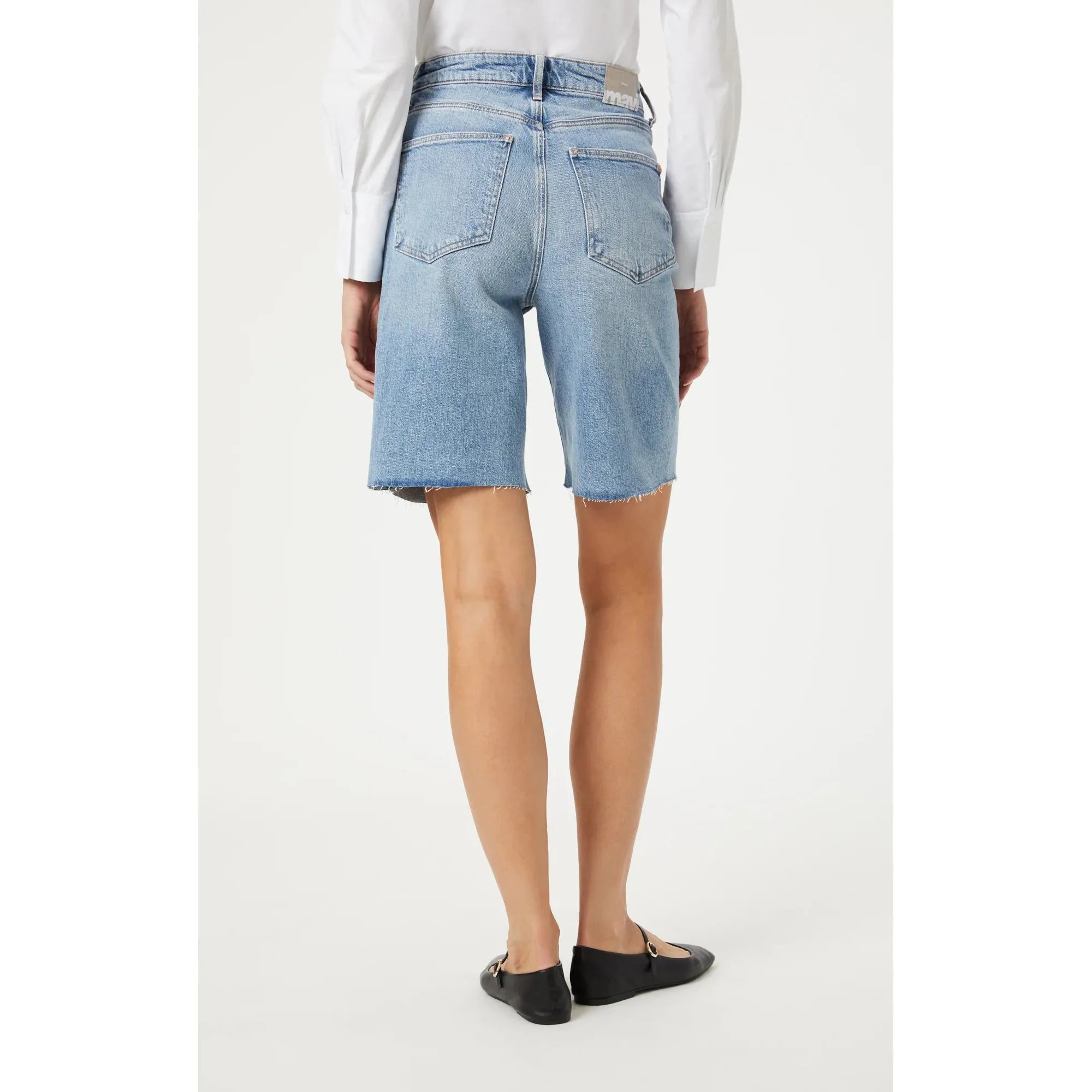 Mavi - Selina Bermuda Short in Light Used Classic Blue