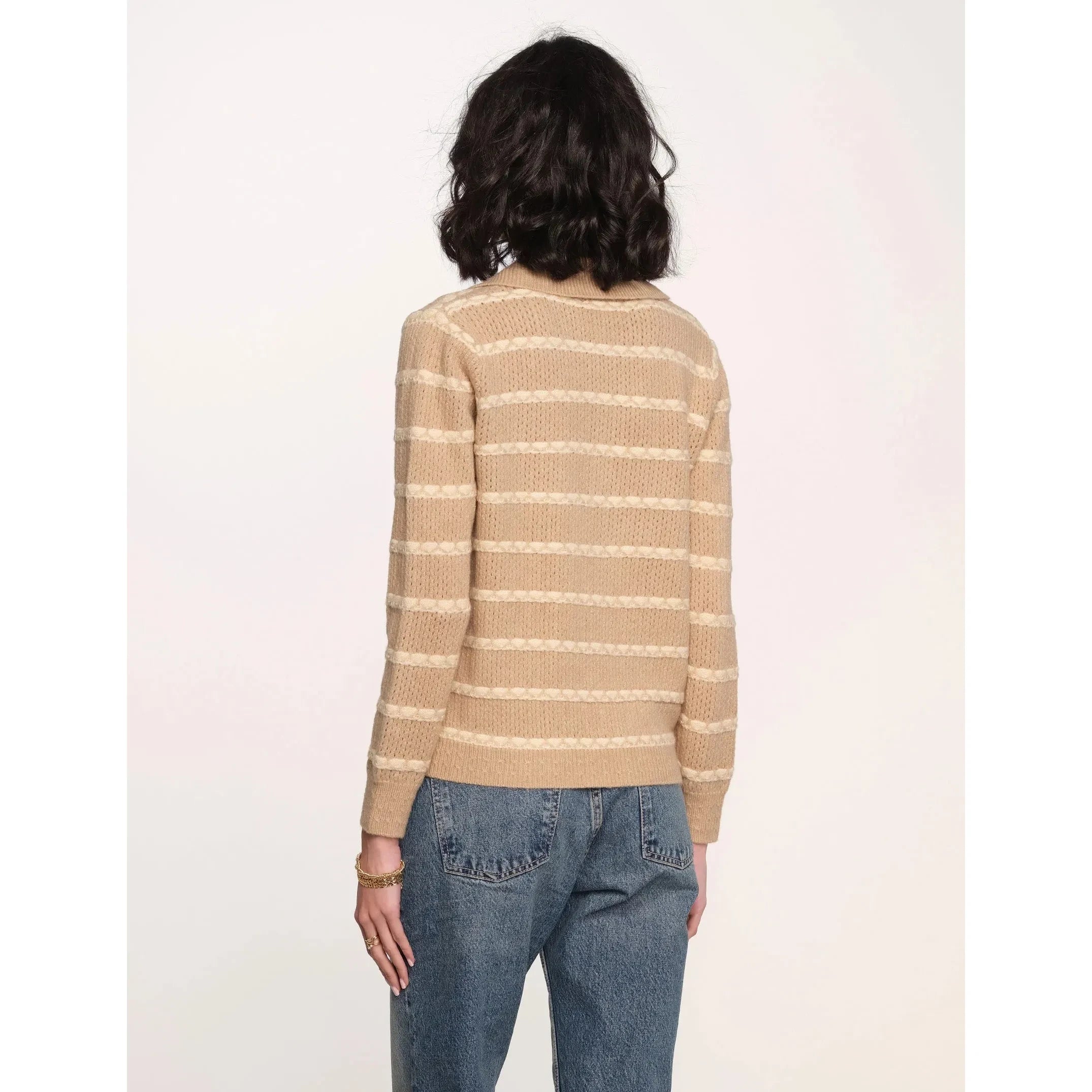 Heartloom - Briar Knit Sweater in Latte