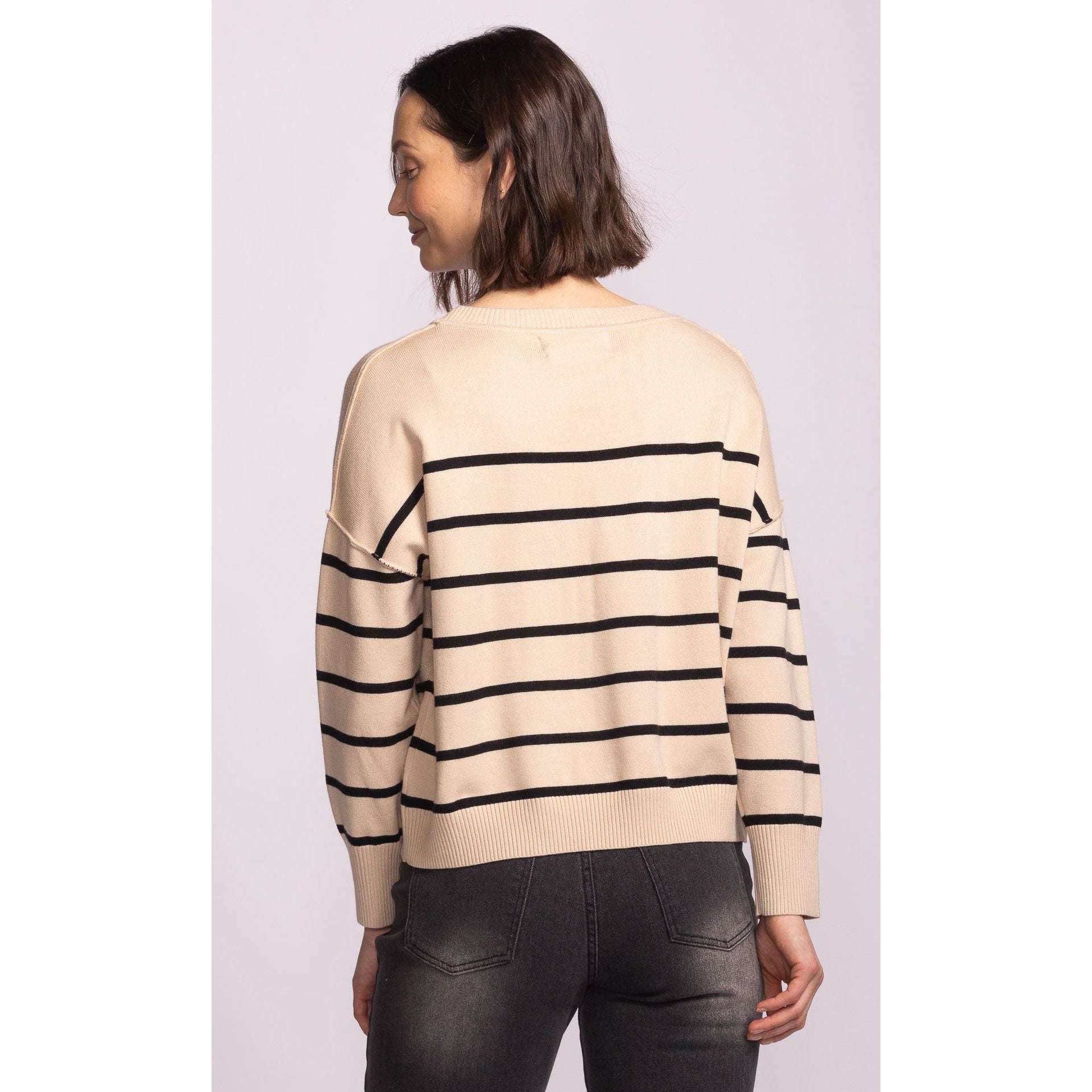 Pink Martini - Cruz Sweater in Beige