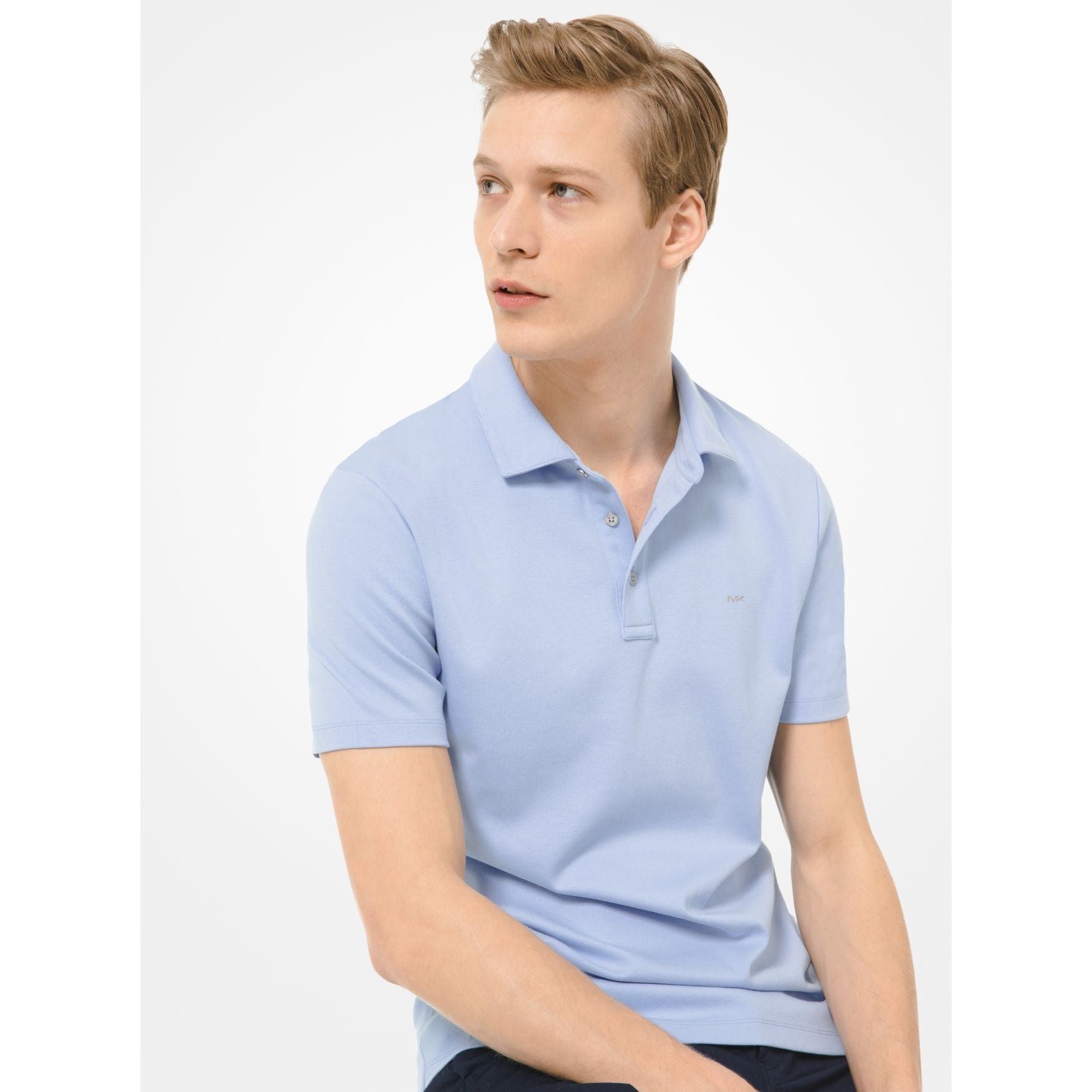 Micheal Kors - Cotton Polo in Baby Blue