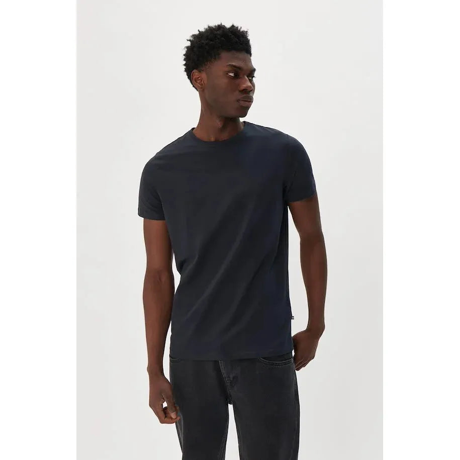 Matinique - Jermalink Cotton Stretch Tee in Navy