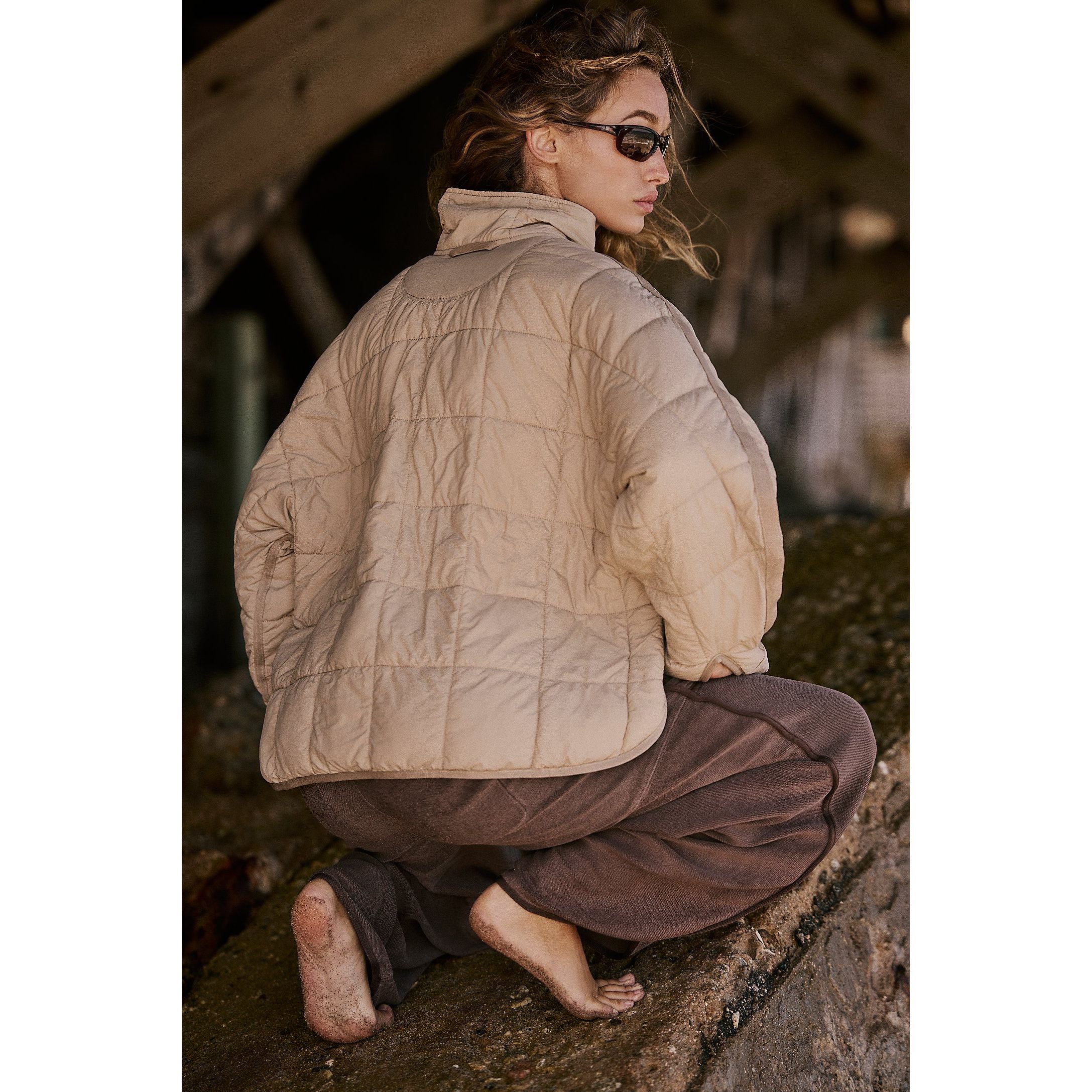 Free People - Pippa Packable Puffer Jacket in Doe