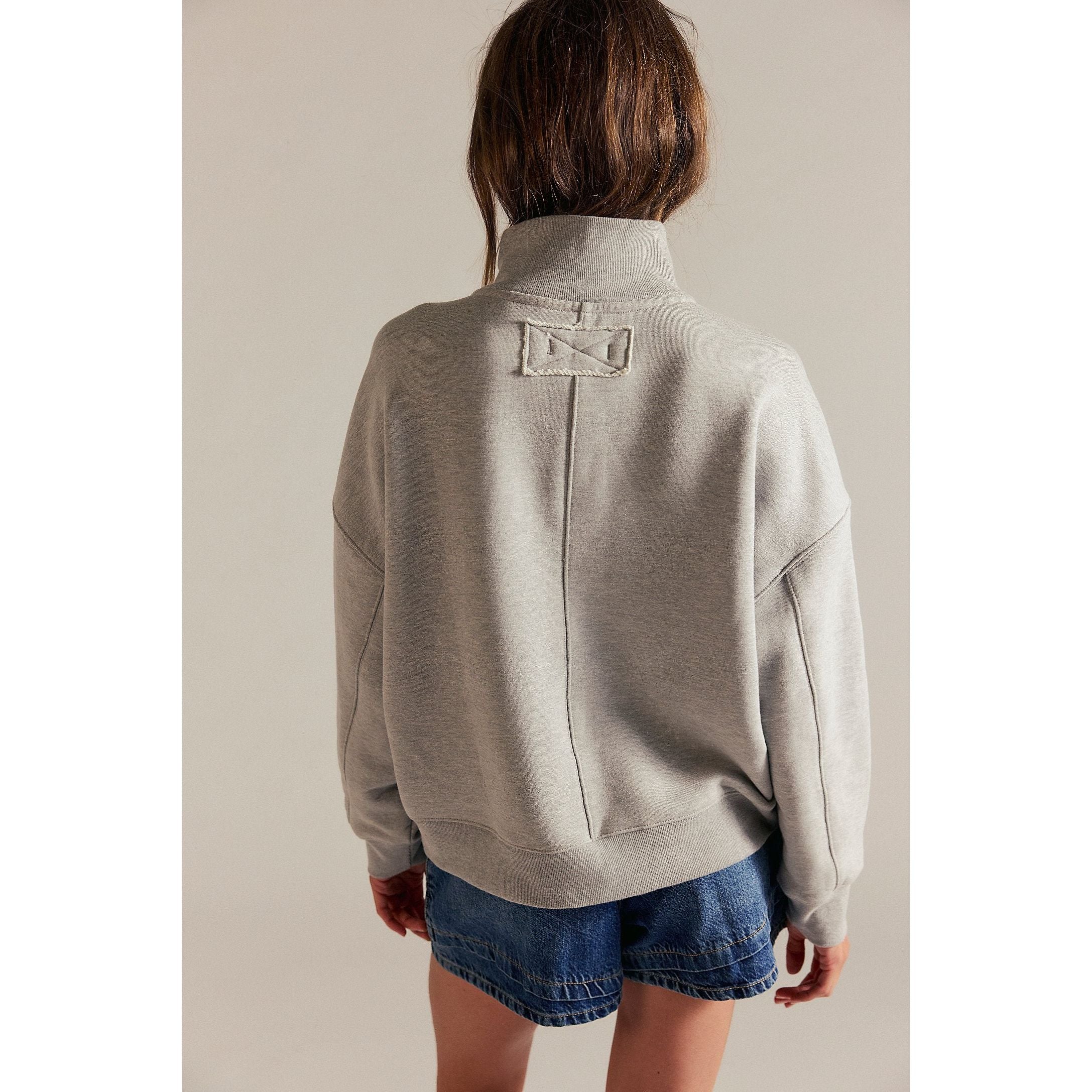 Free People - Timeless Pullover in Heather Grey