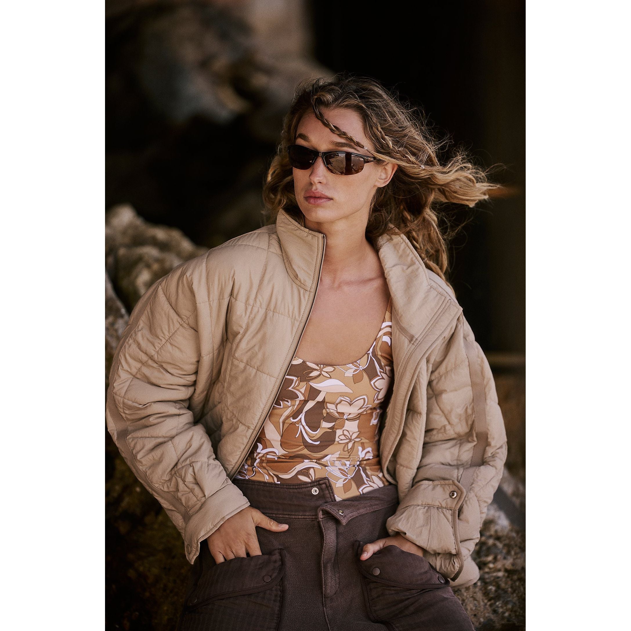 Free People - Pippa Packable Puffer Jacket in Doe