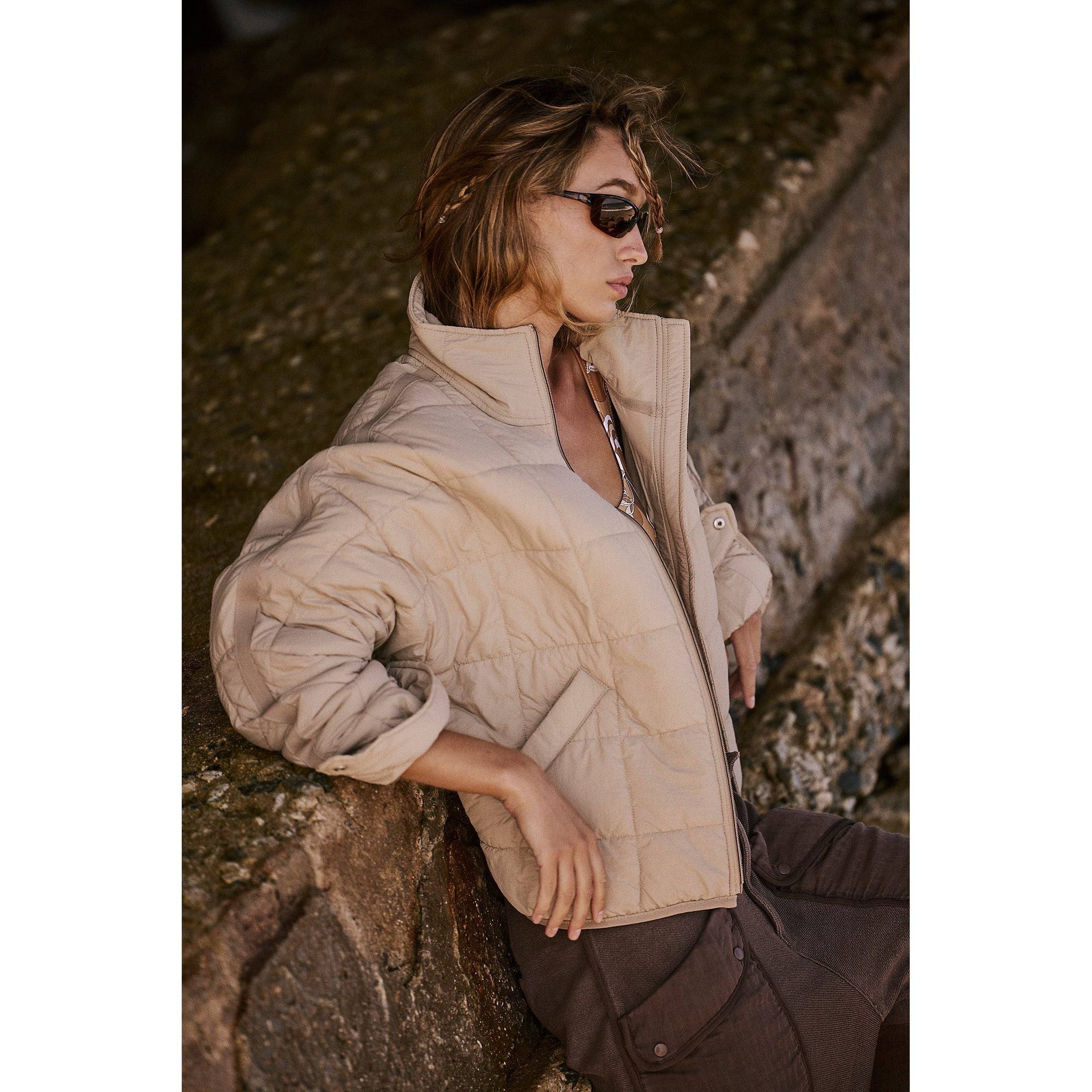 Free People - Pippa Packable Puffer Jacket in Doe