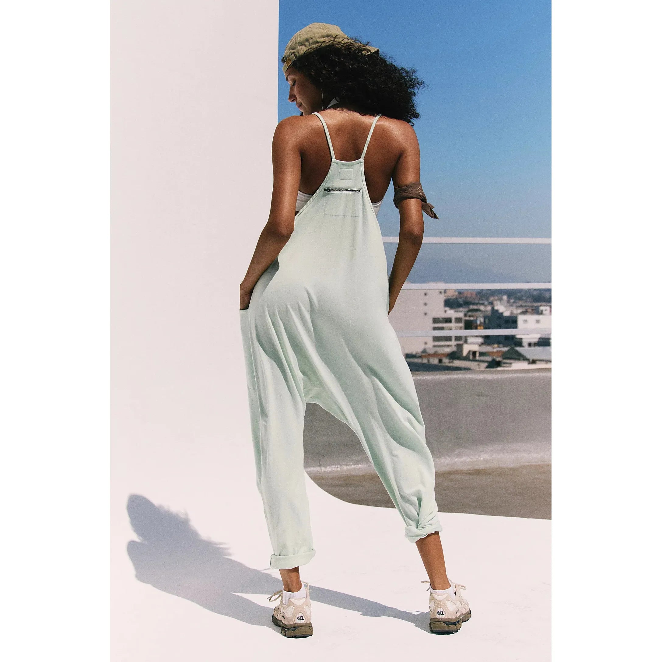 Free People - Hot Shot Onesie in Pistachio