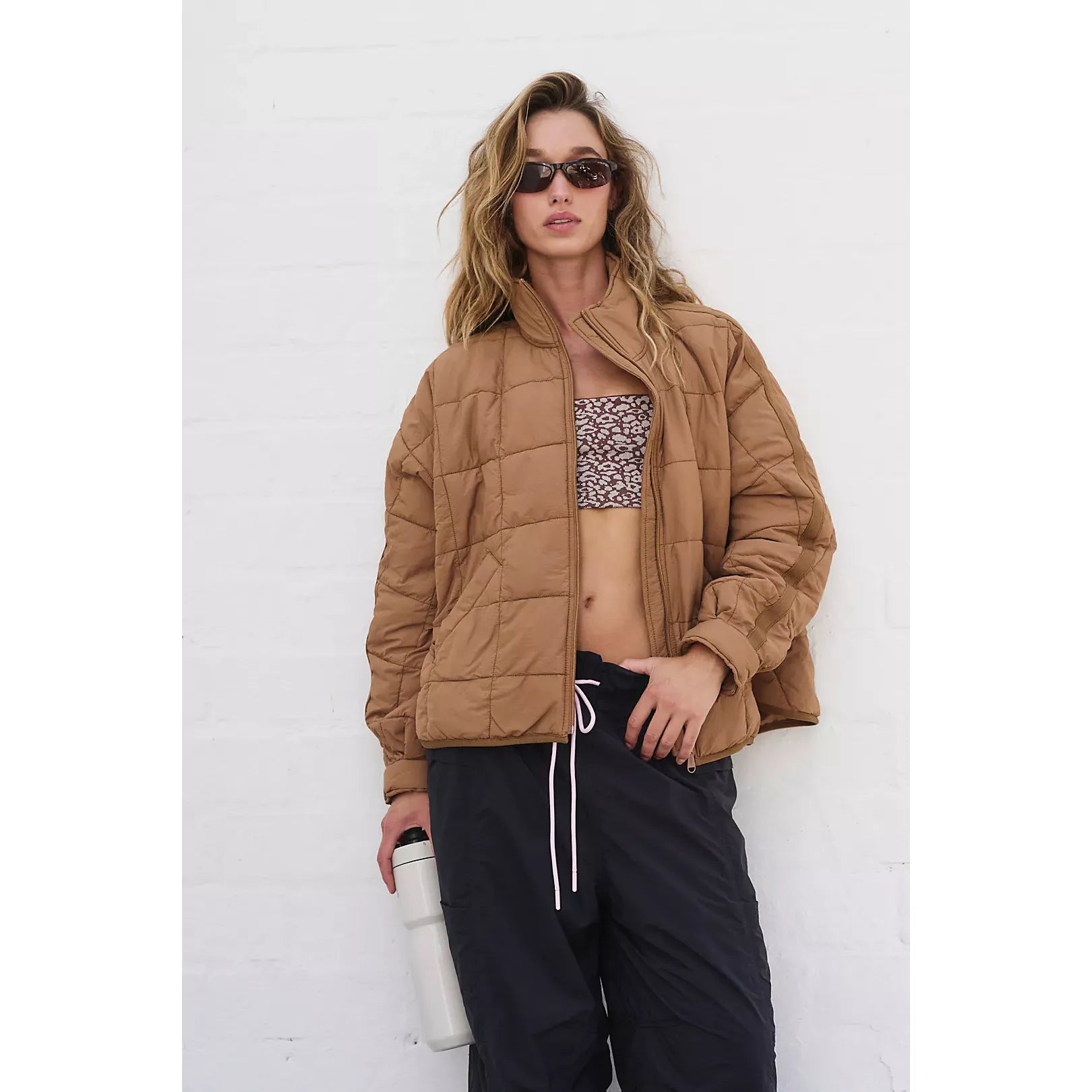 Free People - Pippa Packable Puffer Jacket in Twig