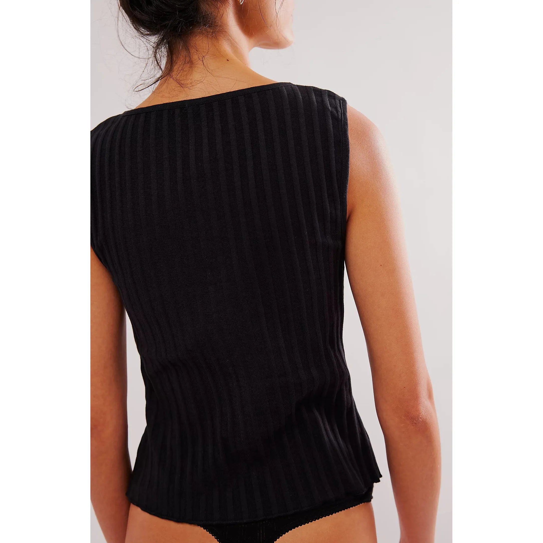 Free People - Tilly Vest in Black