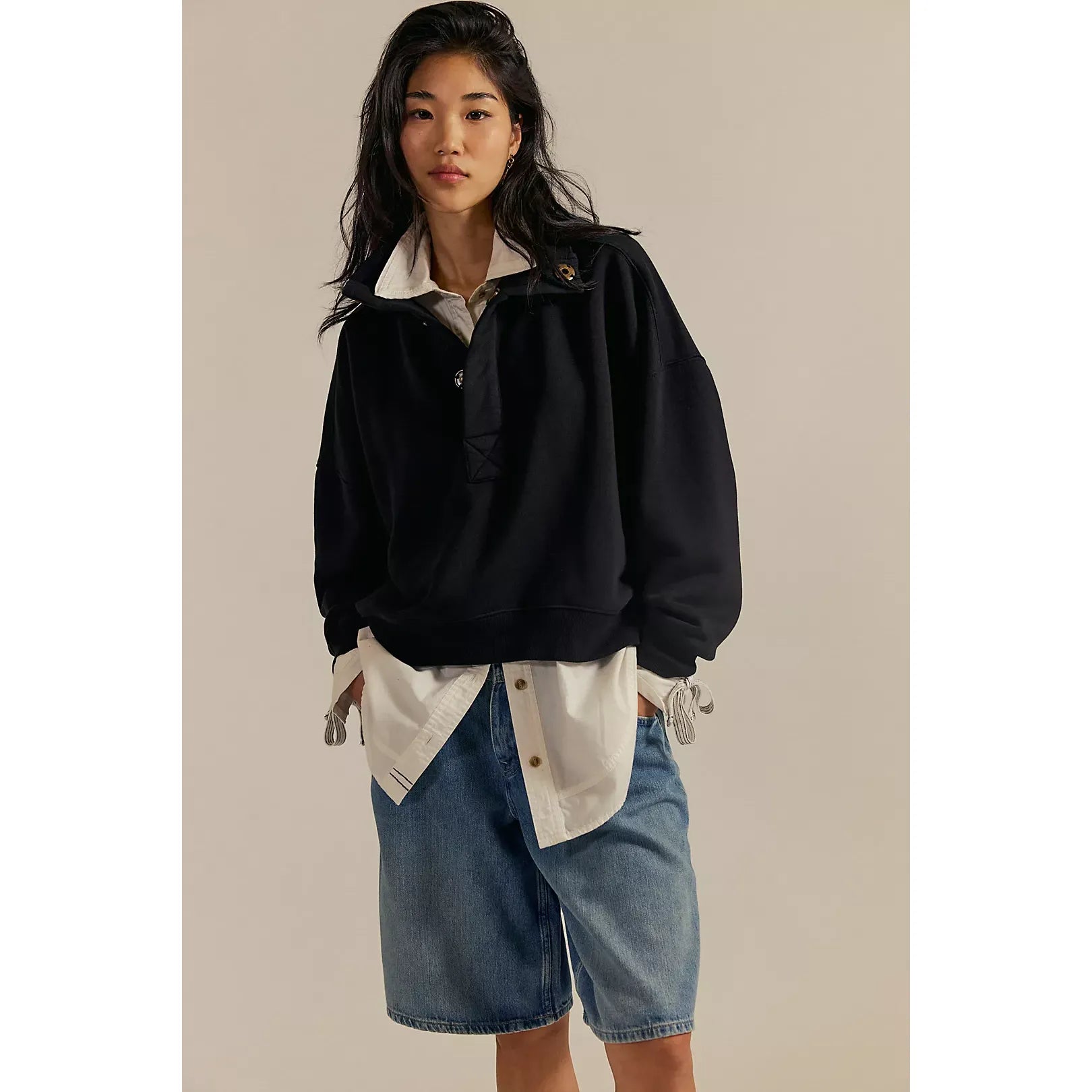 Free People - Timeless Pullover in Black