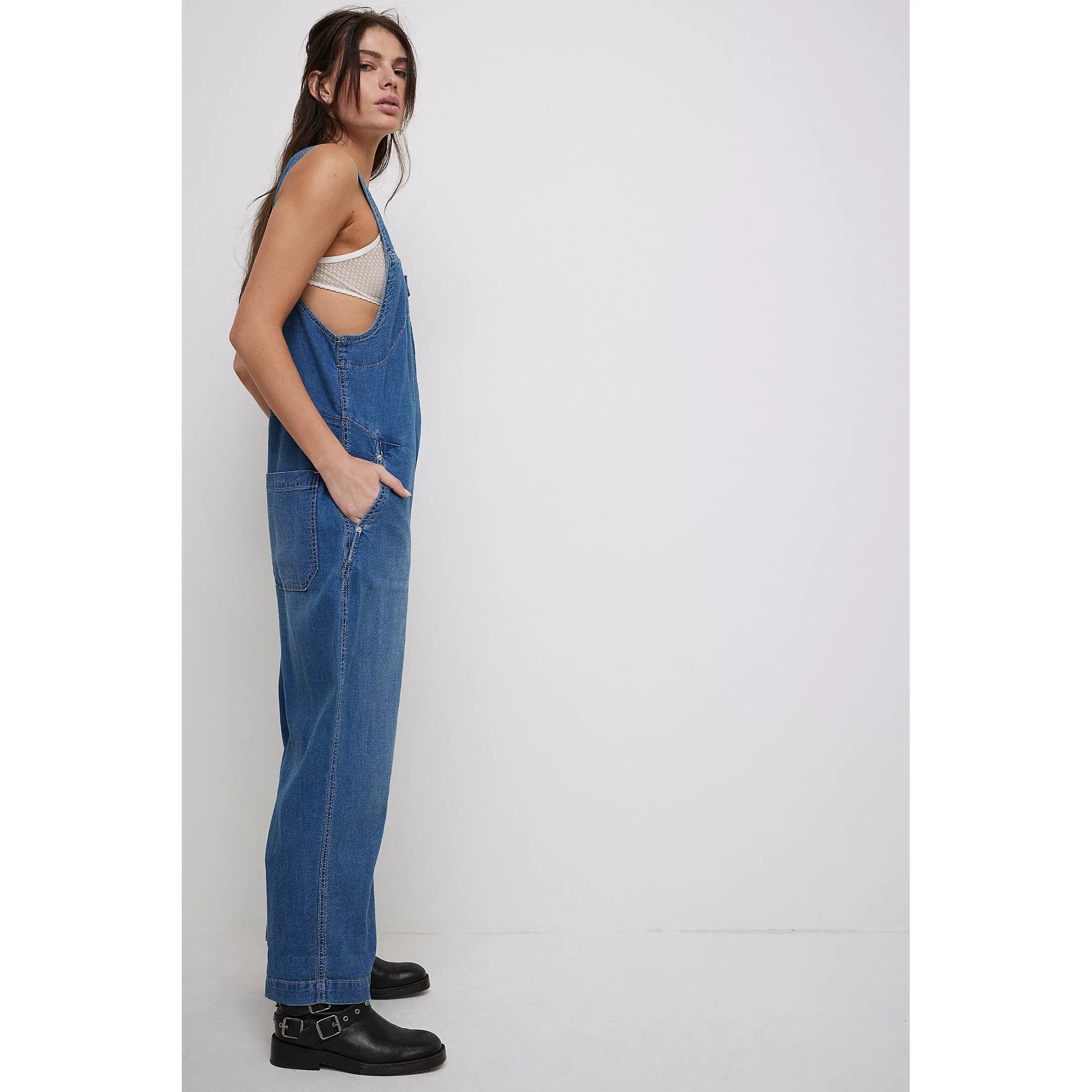 Free People - Jude One-Piece in Mid Indigo