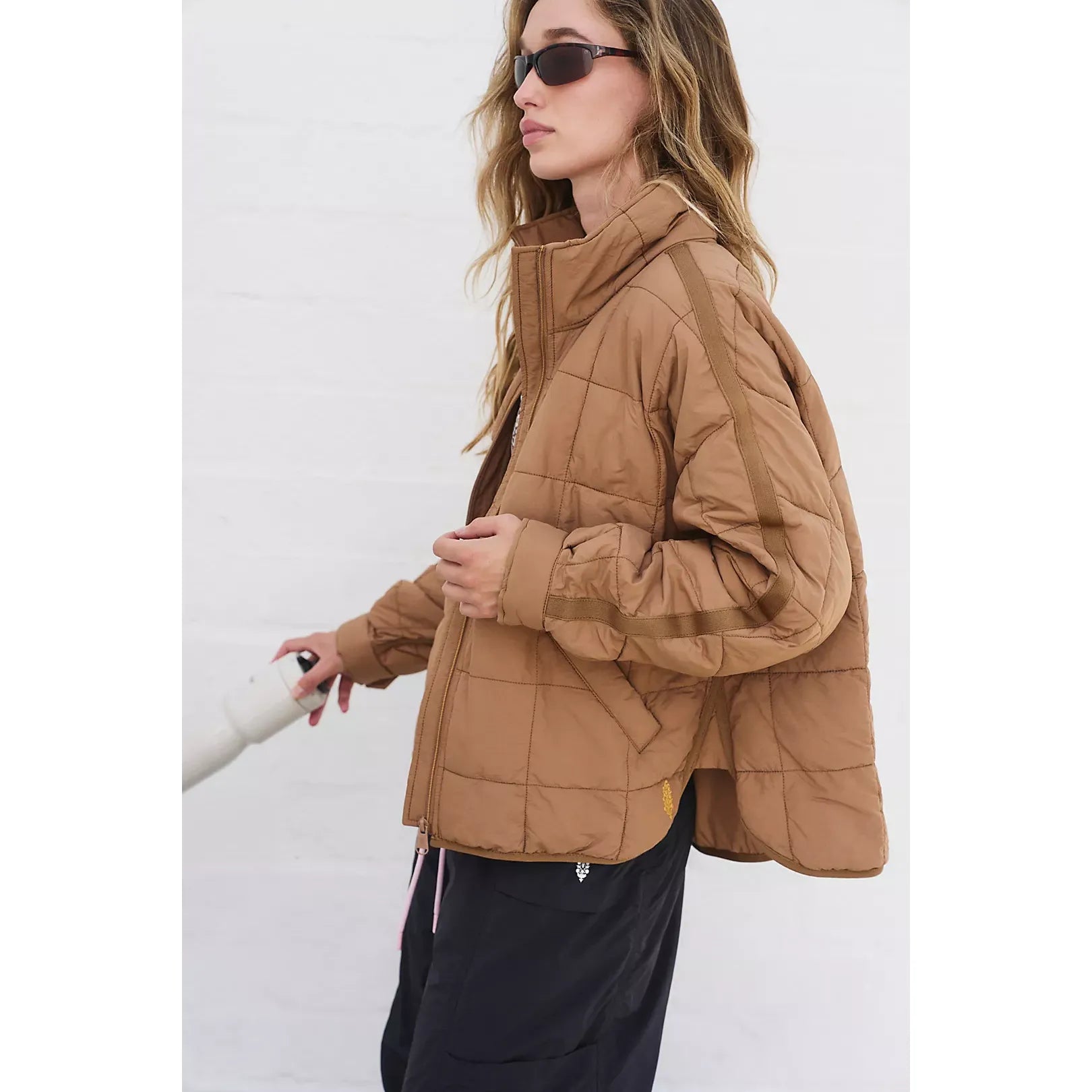 Free People - Pippa Packable Puffer Jacket in Twig