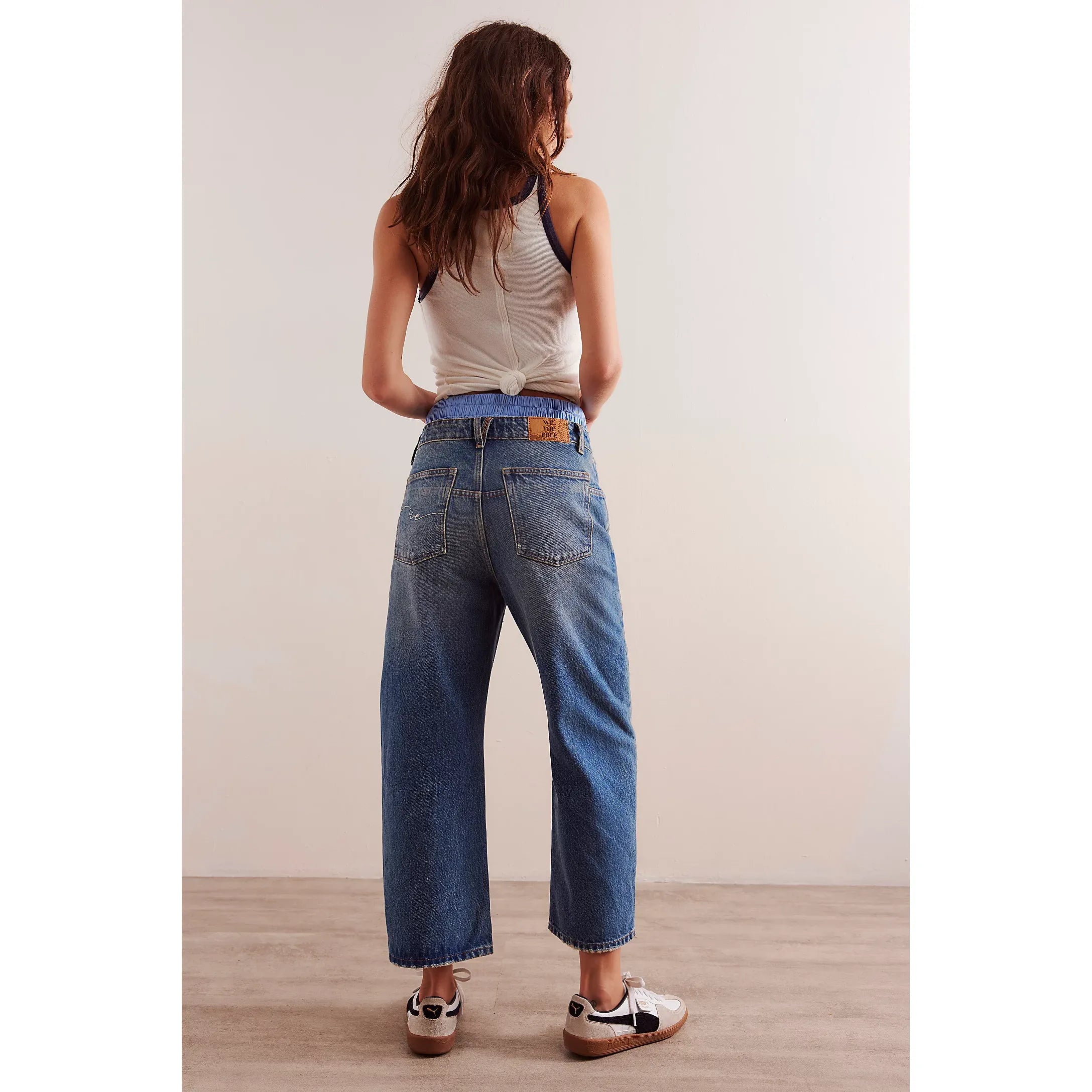 Free People - Deep Trance Dropped Boyfriend Jean in From Beyond