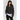 Free People - Celeste Quarter Zip in Washed Black