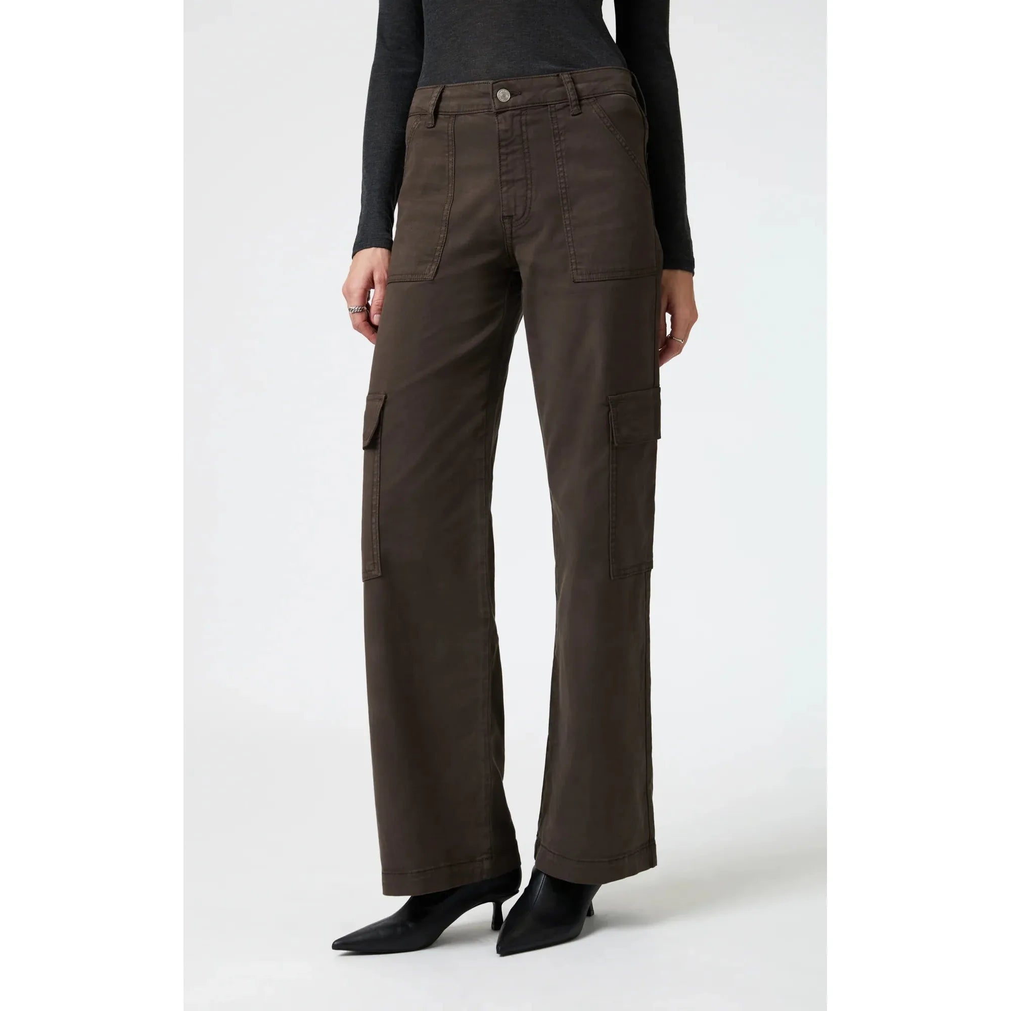Mavi - Alva Straight Leg Cargo in Oak Luxe Twill