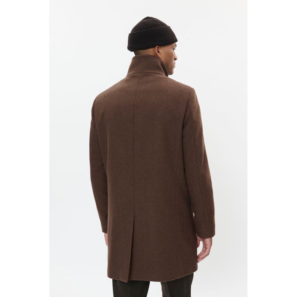 Matinique - Harvey Wool Coat in Nuthatch