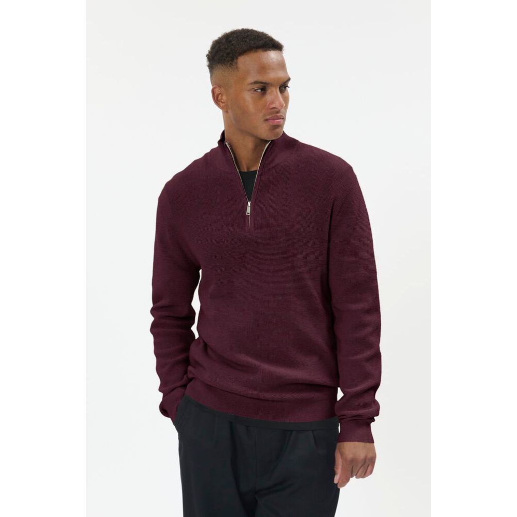 Matinique - MAlagoon Half-Zip Pullover in Claret