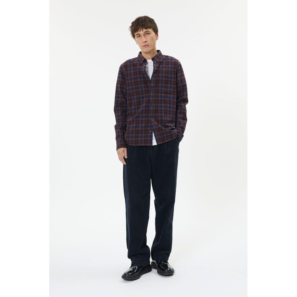 Matinique - Matorstol Shirt in Claret Plaid