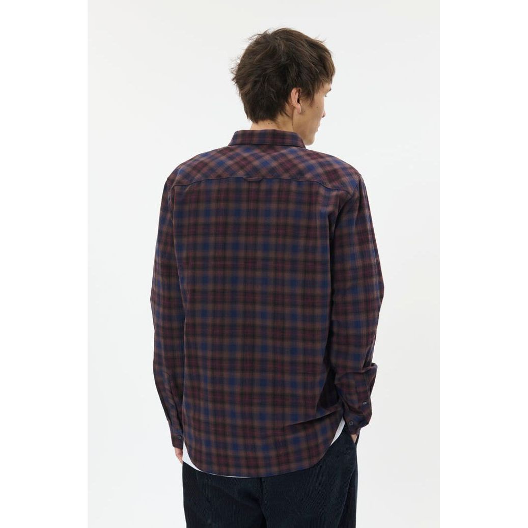Matinique - Matorstol Shirt in Claret Plaid