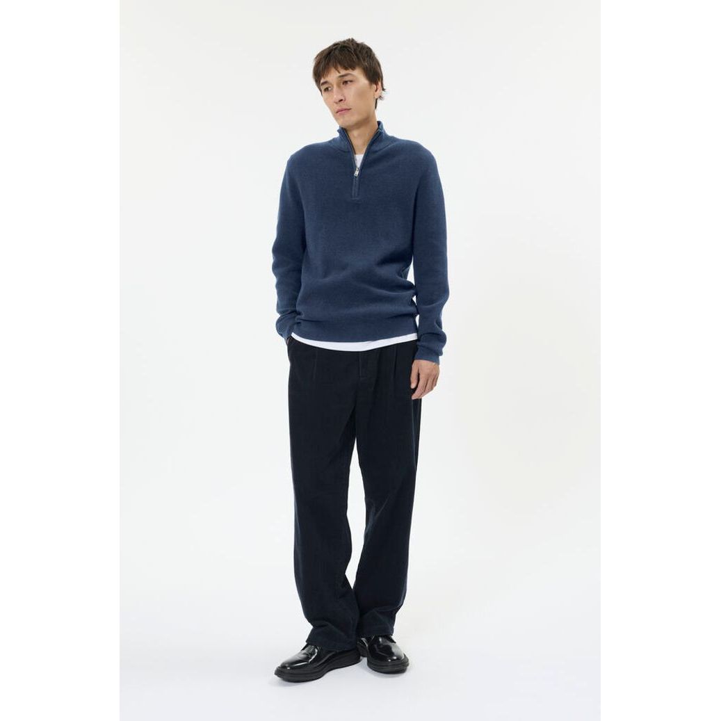 Matinique - MAlagoon Half-Zip Pullover in Insignia Blue