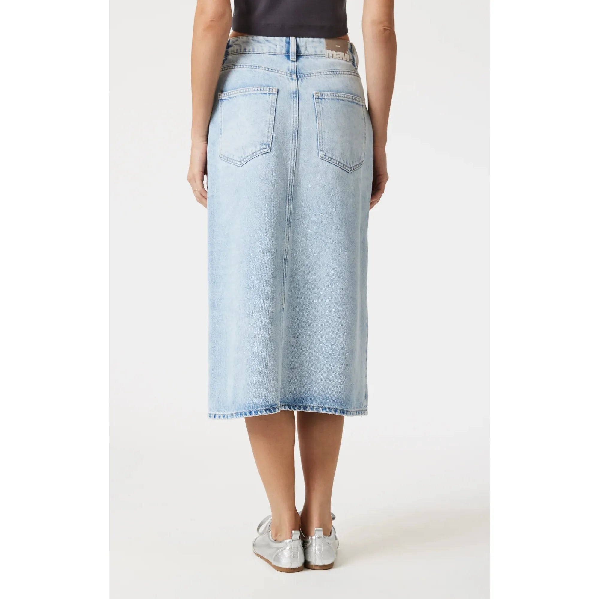 Mavi - Savina Denim Skirt in Bleached Well Blue