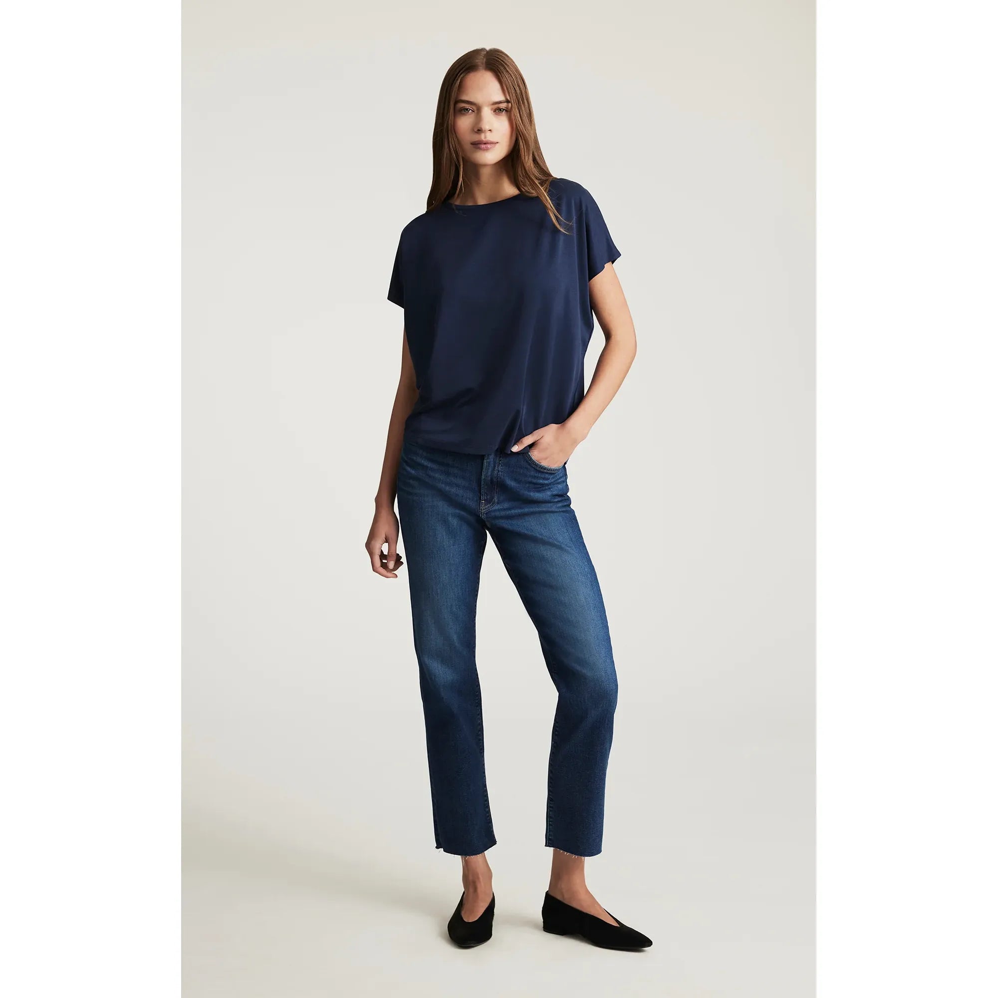 Mavi - New York Straight in Dark Brushed Feather Blue