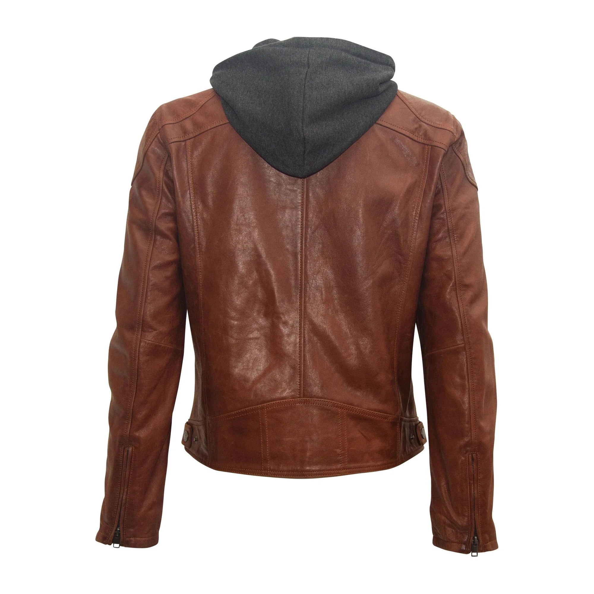 Mauritius - Biko RF Leather Jacket in Cognac