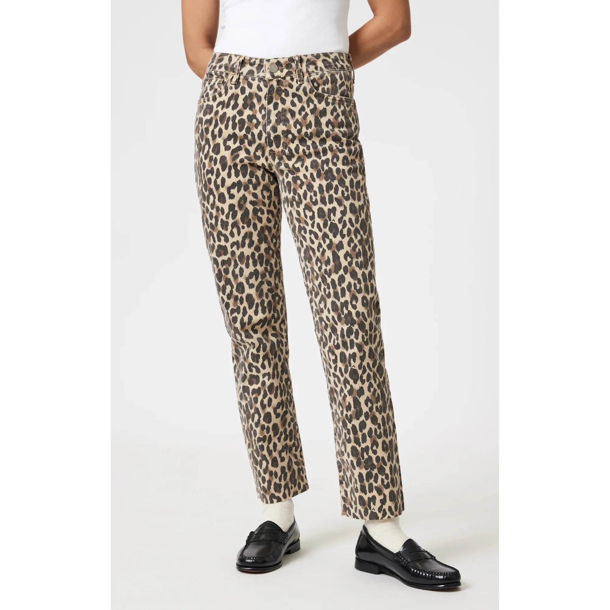 Mavi - New York Straight Leg in Leopard Denim