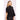 Pink Martini - Melrose Poncho Sweater in Black