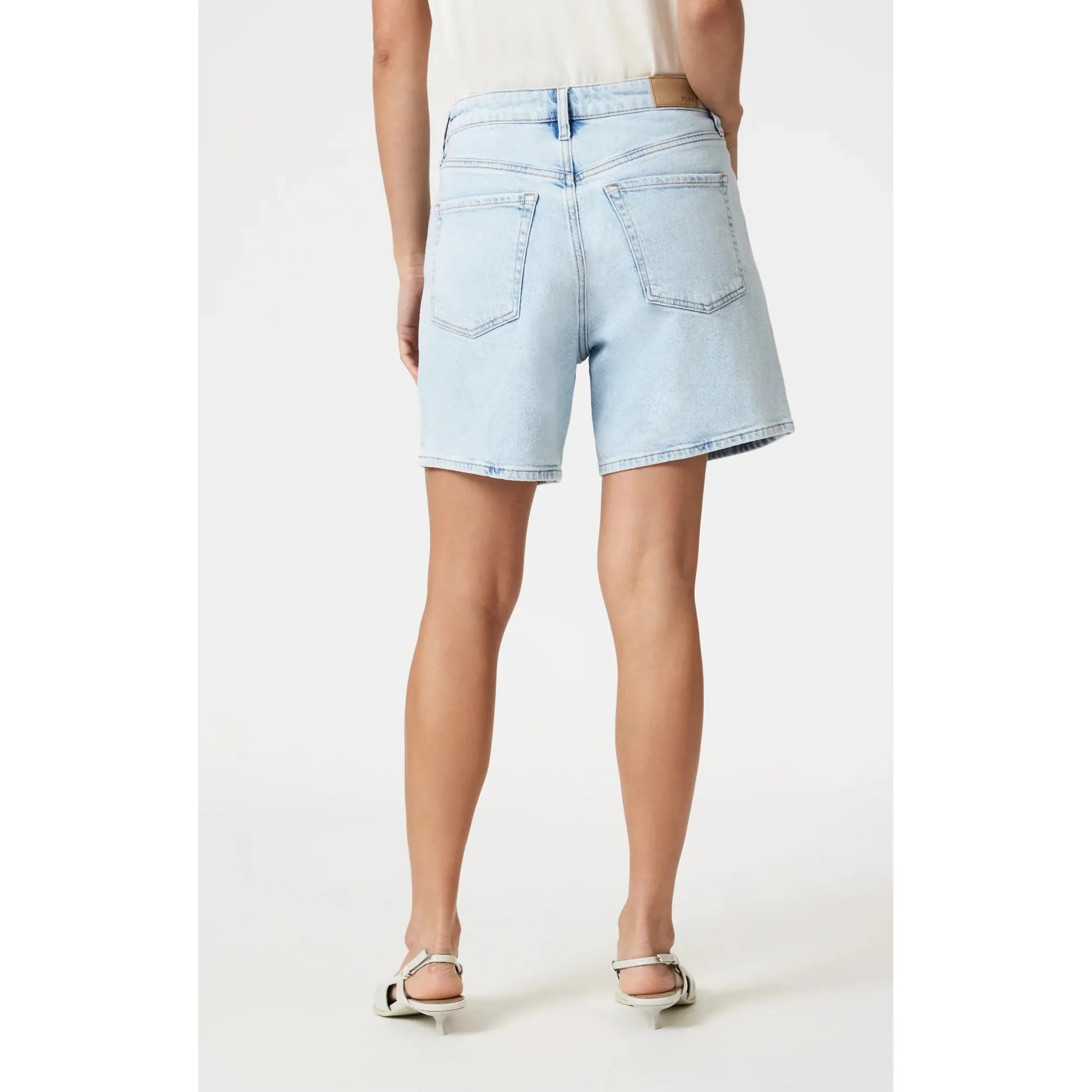 Mavi - Heidi Long Shorts in Bleached 90's