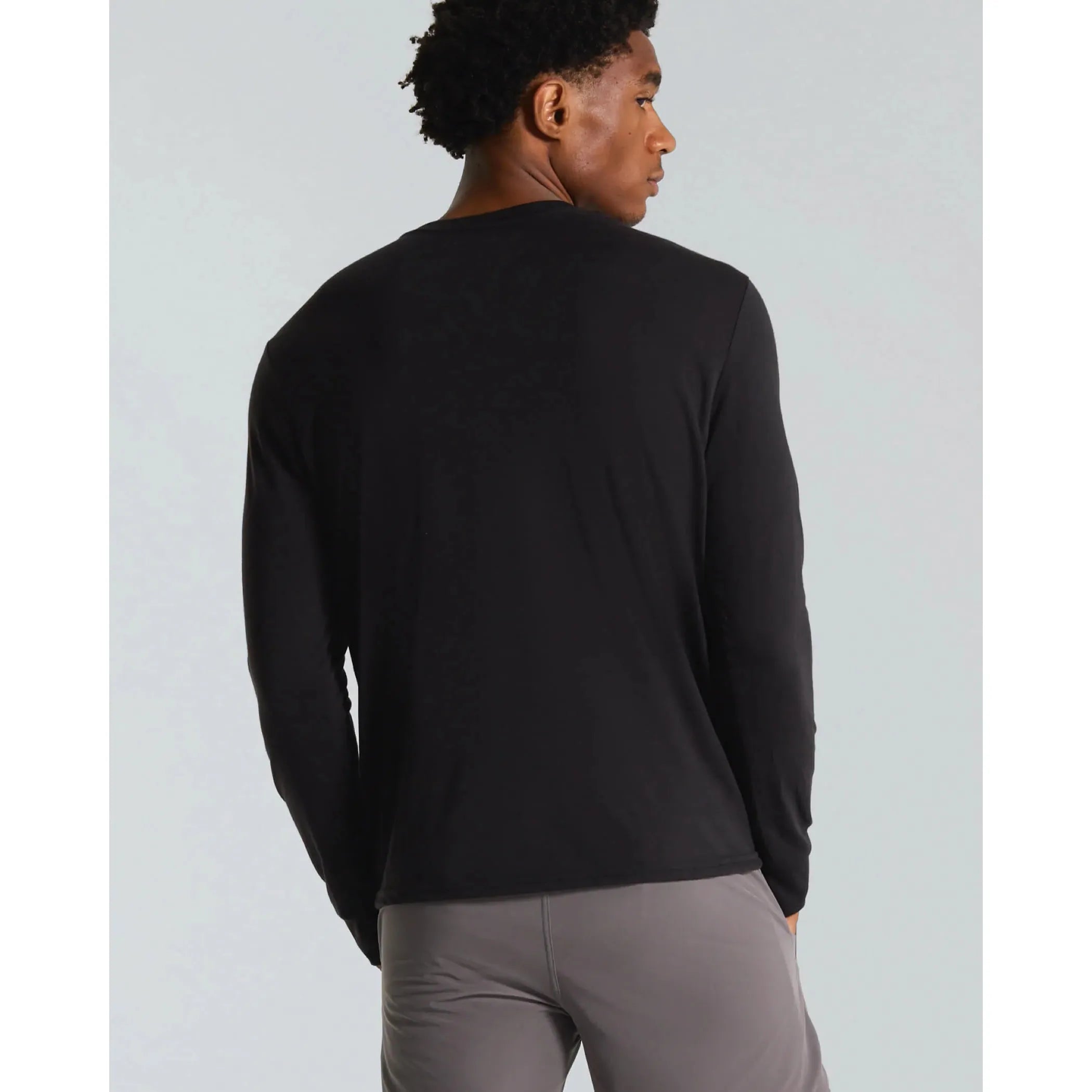 Municipal - 4AM Club Long Sleeve Shirt in Black