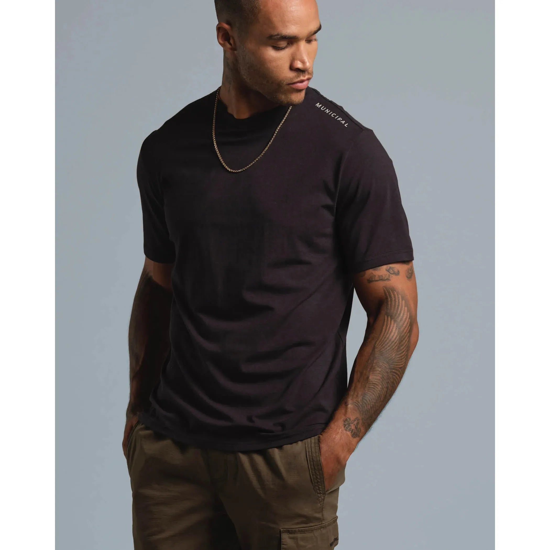 Municipal - Enduro Stretch T-Shirt in Black