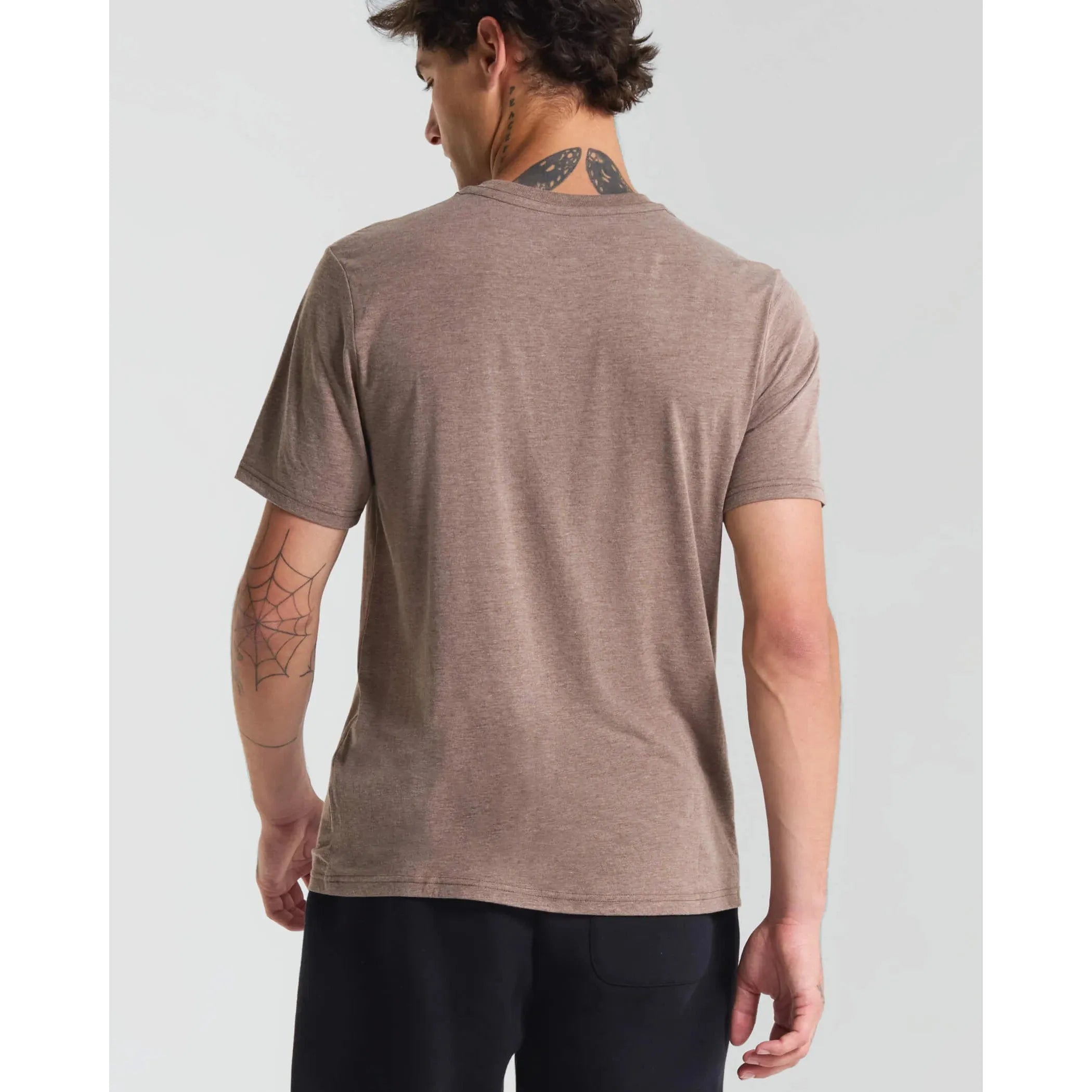 Municipal - SuperBlend OG T-Shirt in Chocolate Heather/Tan