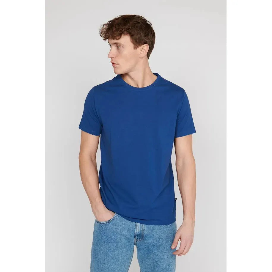 Matinique - Jermalink Cotton Stretch Tee in Navy Peony