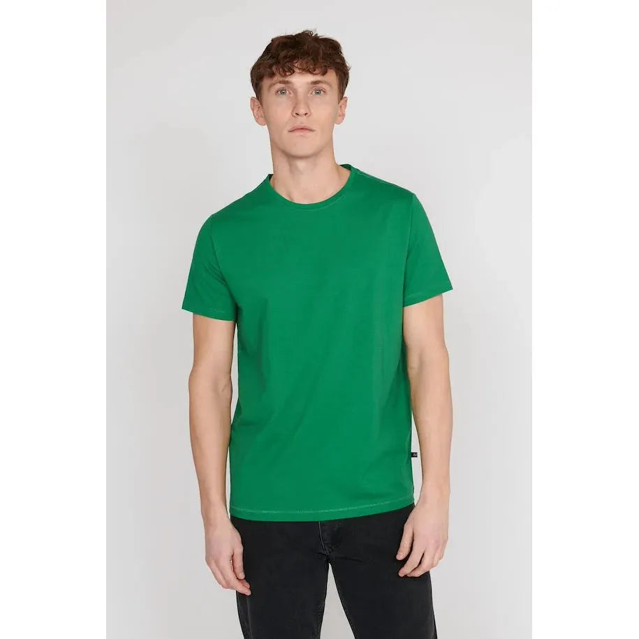 Matinique - Jermalink Cotton Stretch Tee in Pine Green