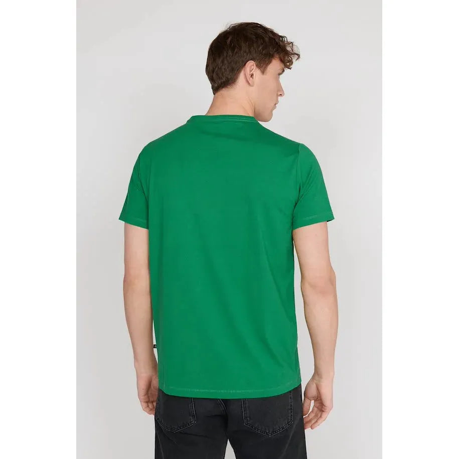 Matinique - Jermalink Cotton Stretch Tee in Pine Green