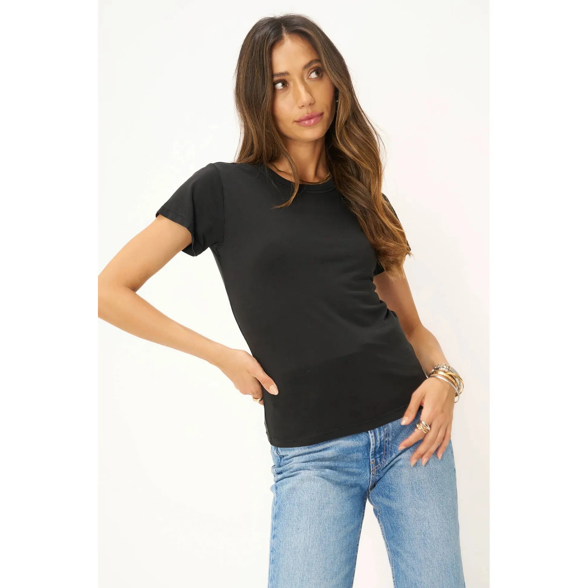 Project Social T - You Got It Washed Baby Tee in Black